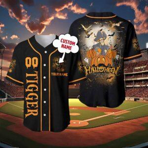 Tigger Halloween Baseball Jersey Tigger Halloween Baseball Jersey