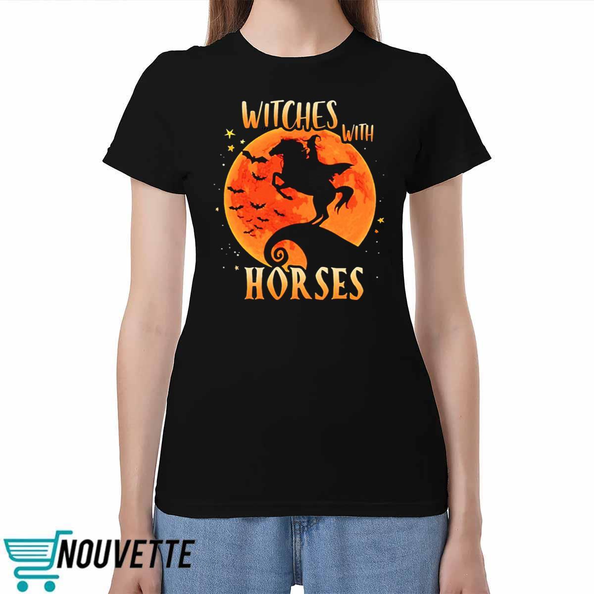 Witches With Horses Halloween Shirt Witches With Horses Halloween Shirt