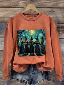 Women Girl Will Be Girls Van Gogh Halloween Shirt