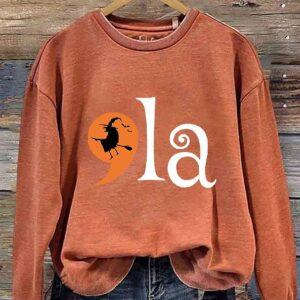 Women's Comma La Witch Halloween Shirt
