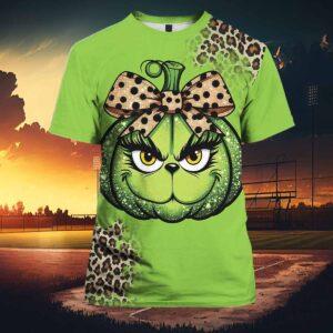 Women’s Leopard Pumpkin Print Shirt Women’s Leopard Pumpkin Print Shirt