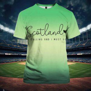Women’s Scotland Is Calling And I Must Go Print Shirt Women’s Scotland Is Calling And I Must Go Print Shirt