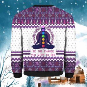 Yoga Be The Change Sweater