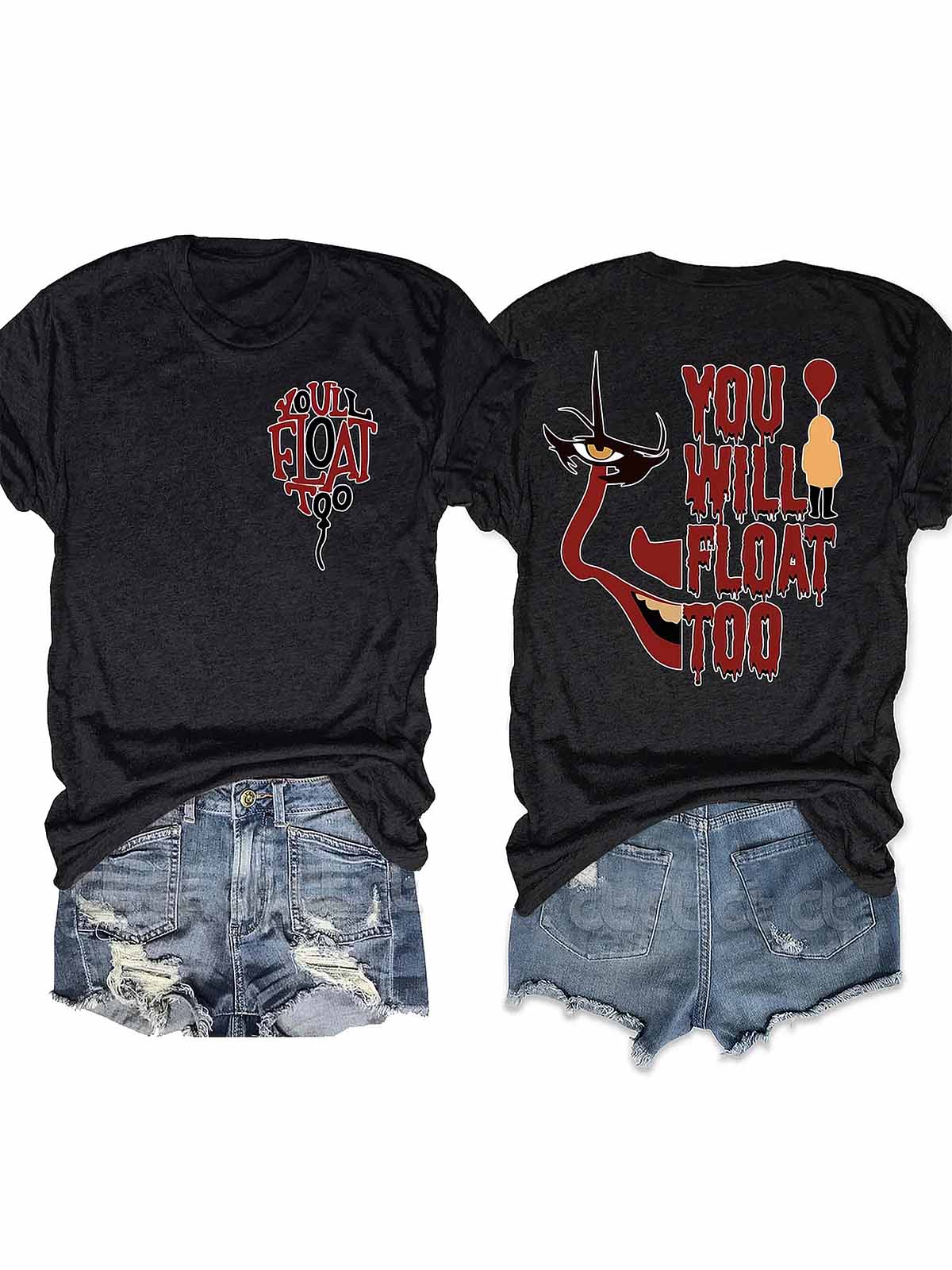 You’ll Float Too Horror Clown Balloon Halloween Shirt You’ll Float Too Horror Clown Balloon Halloween Shirt