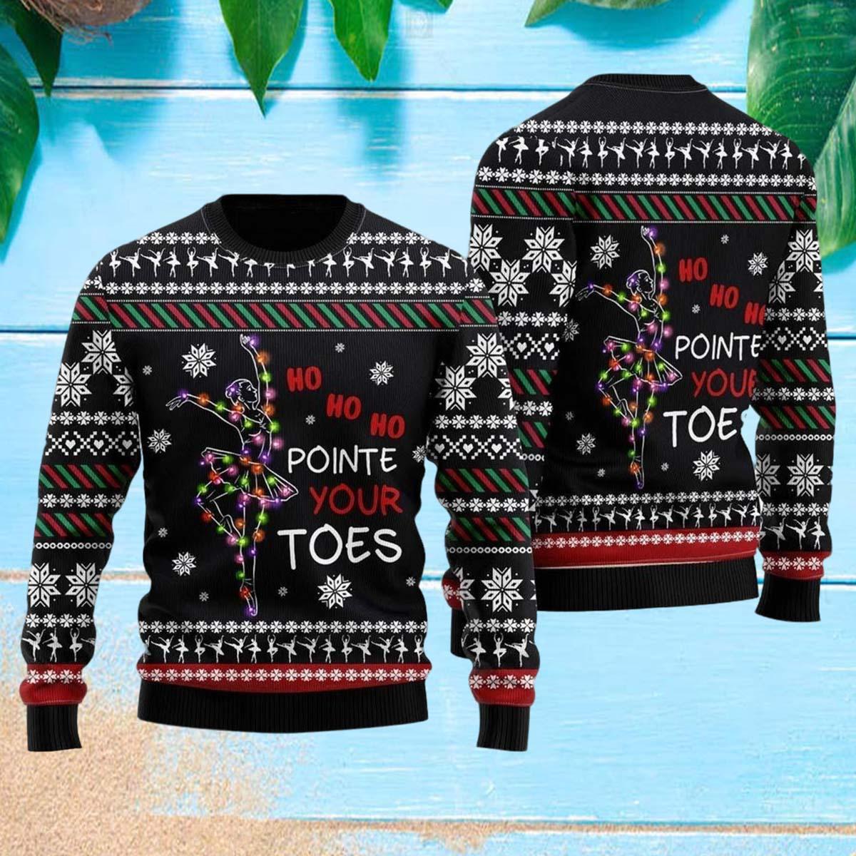 Ballet Pointe Ugly Christmas Sweater Ballet Pointe Ugly Christmas Sweater