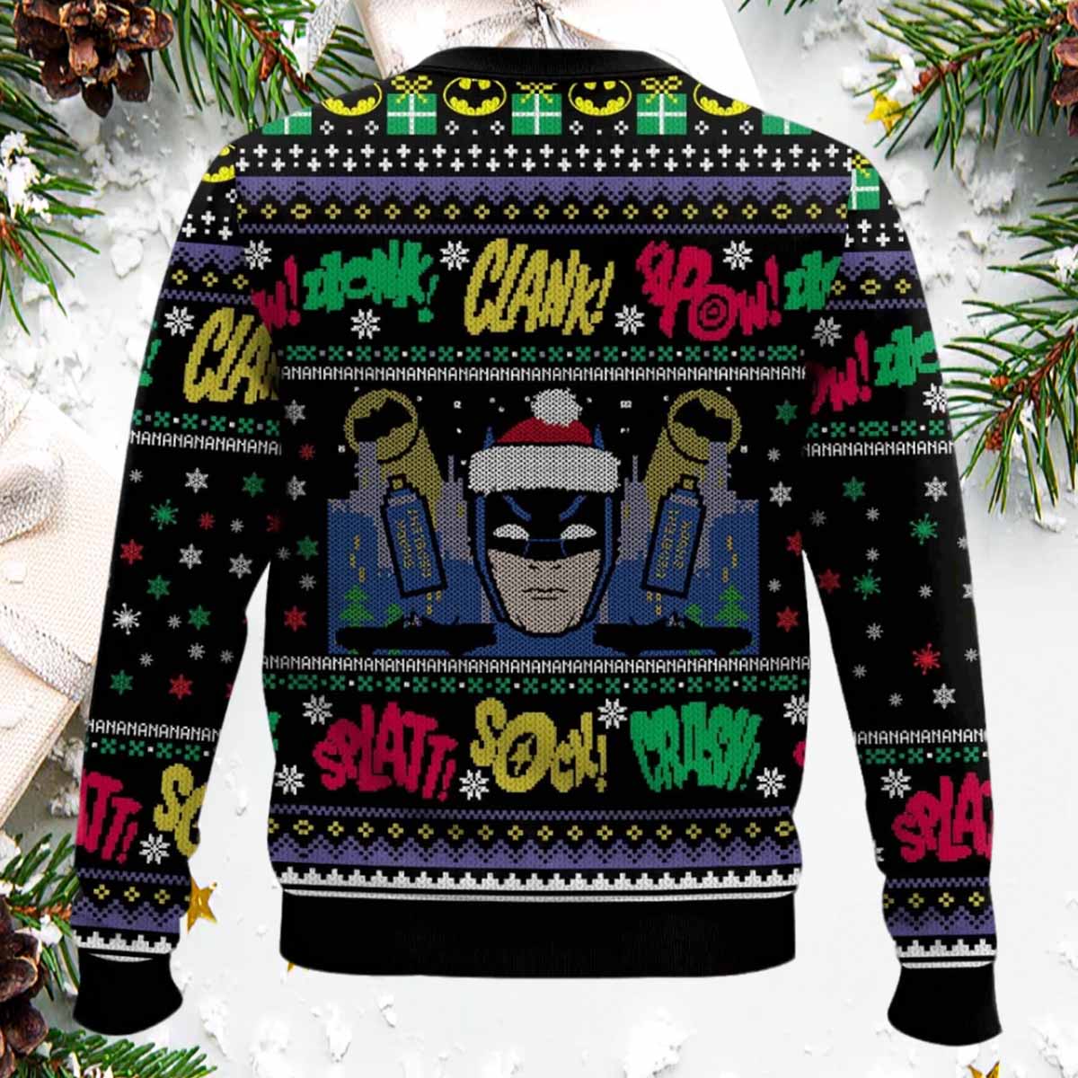 Batman Christmas Ugly Sweater Batman Christmas Ugly Sweater