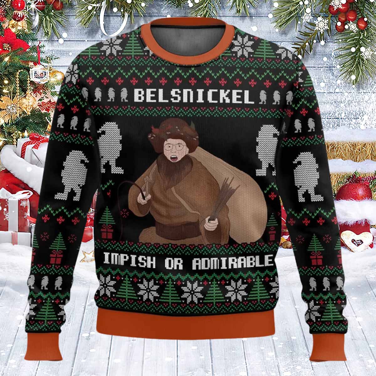 Belsnickel Impish Or Admirable The Office Ugly Sweater Belsnickel Impish Or Admirable The Office Ugly Sweater