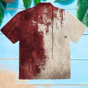 Bloody Problem Solved Halloween Print Hawaiian Shirt 1 Bloody Problem Solved Halloween Print Hawaiian Shirt