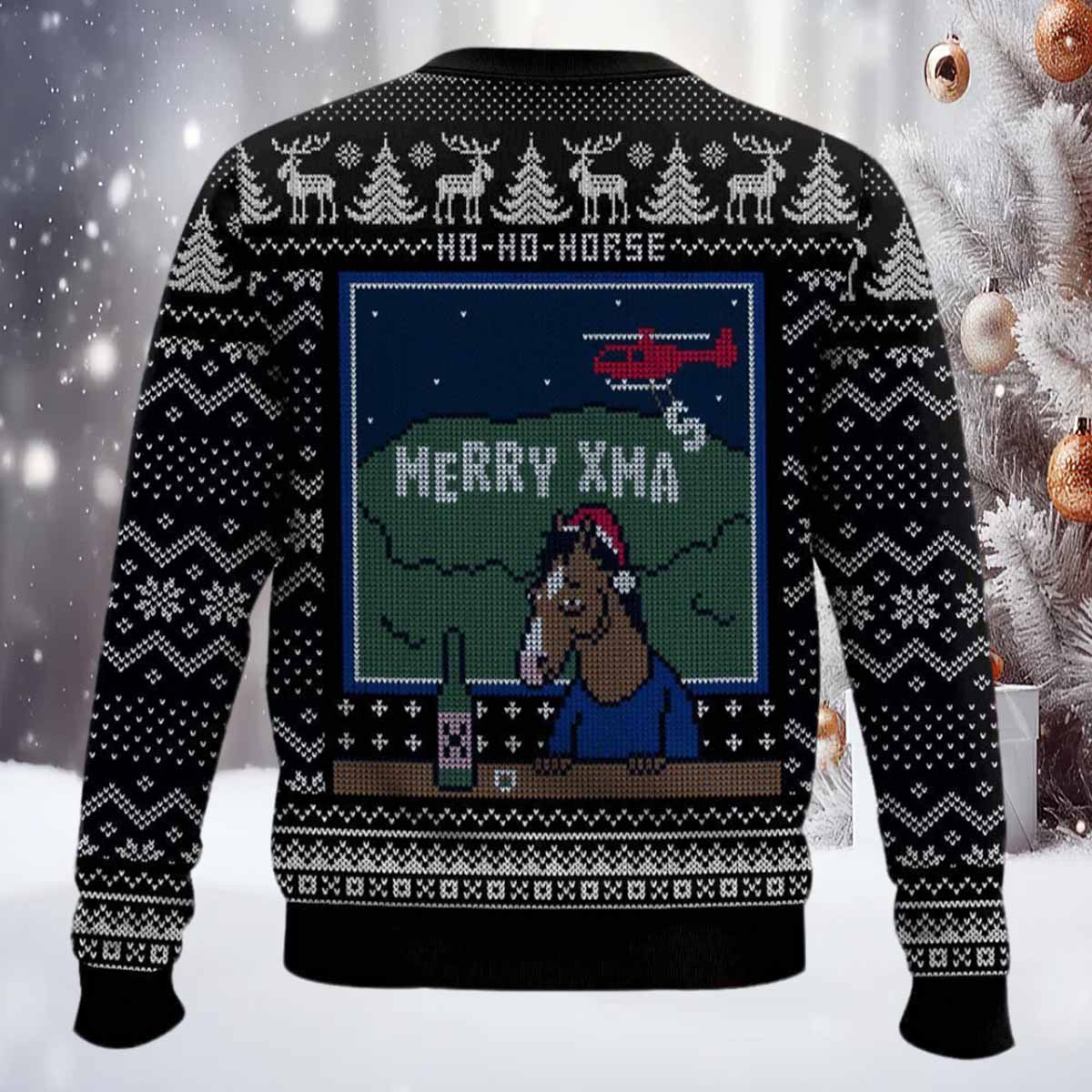 BoJack Horseman Ugly Christmas Sweater BoJack Horseman Ugly Christmas Sweater