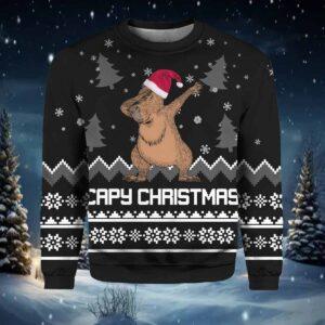 Capybara Capy Christmas Ugly Sweater Capybara Capy Christmas Ugly Sweater