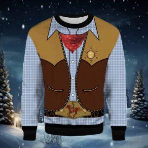 Cowboy Costume Christmas Sweater