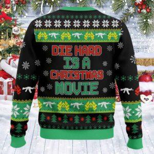 Die Hard Is A Christmas Movie Ugly Sweater1