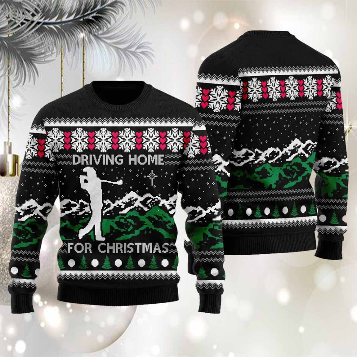 Driving Home For Christmas Ugly Sweater Driving Home For Christmas Ugly Sweater