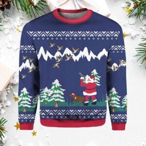 Duck Hunter Santa Ugly Christmas Sweater Duck Hunter Santa Ugly Christmas Sweater