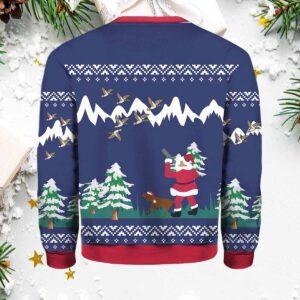 Duck Hunter Santa Ugly Christmas Sweater 1 Duck Hunter Santa Ugly Christmas Sweater