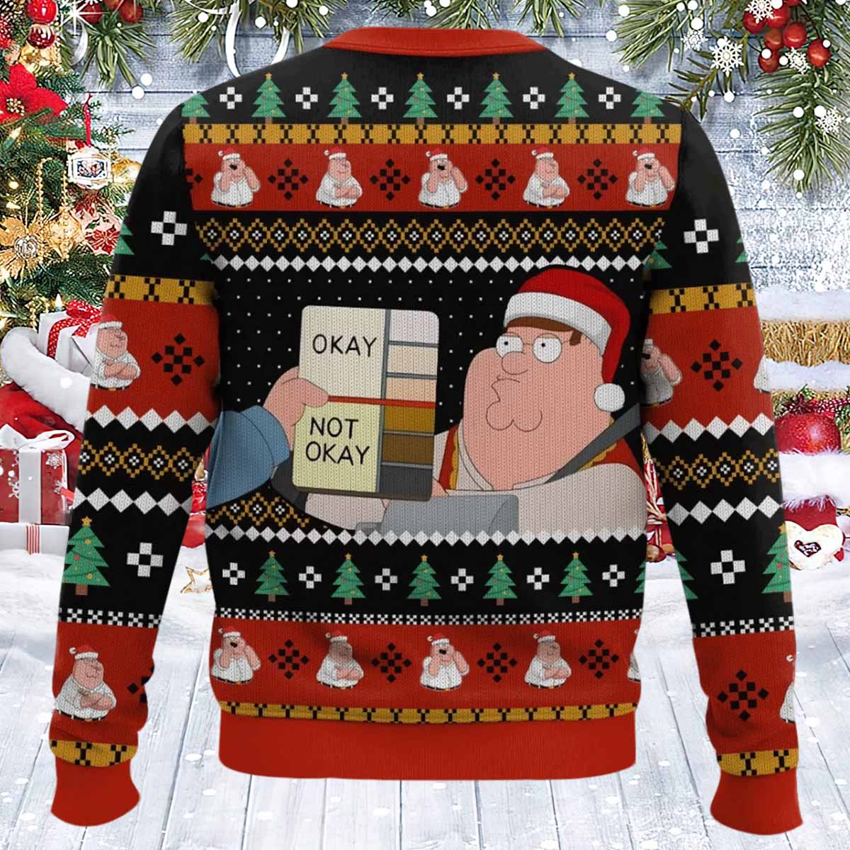Family Guy Meme Security Check Christmas Ugly Sweater Family Guy Meme Security Check Christmas Ugly Sweater