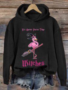 Flamingo Its Hocus Pocus Time Witches Halloween Shirt Flamingo Its Hocus Pocus Time Witches Halloween Shirt