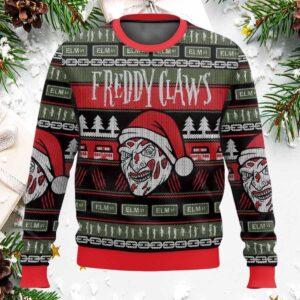Freddy Claws A Nightmare on Elm Street Ugly Sweater