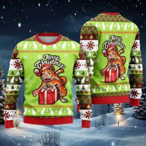 Funny Cat Merry Ugly Christmas Sweater Funny Cat Merry Ugly Christmas Sweater