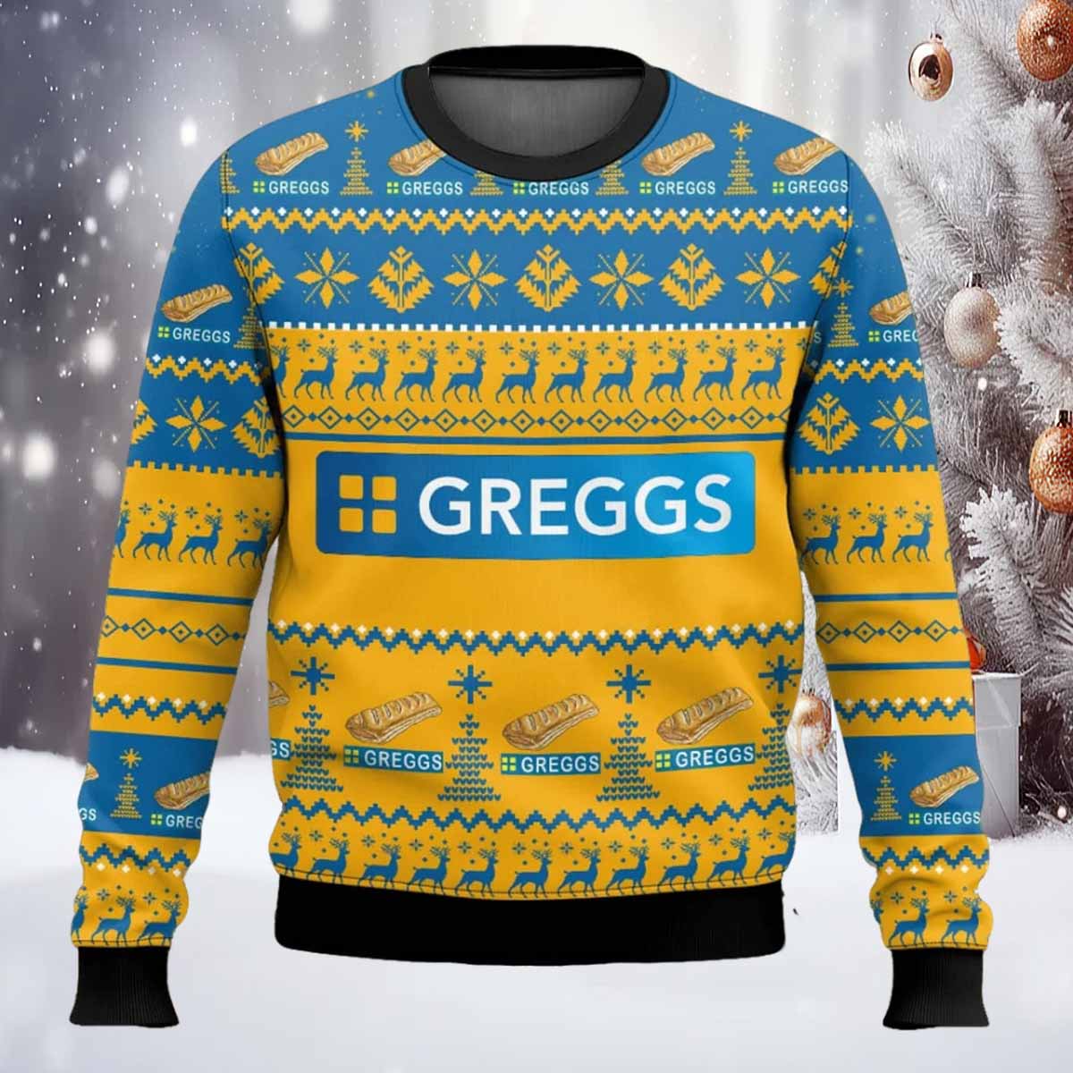 Greggs Ugly Christmas Sweater Greggs Ugly Christmas Sweater