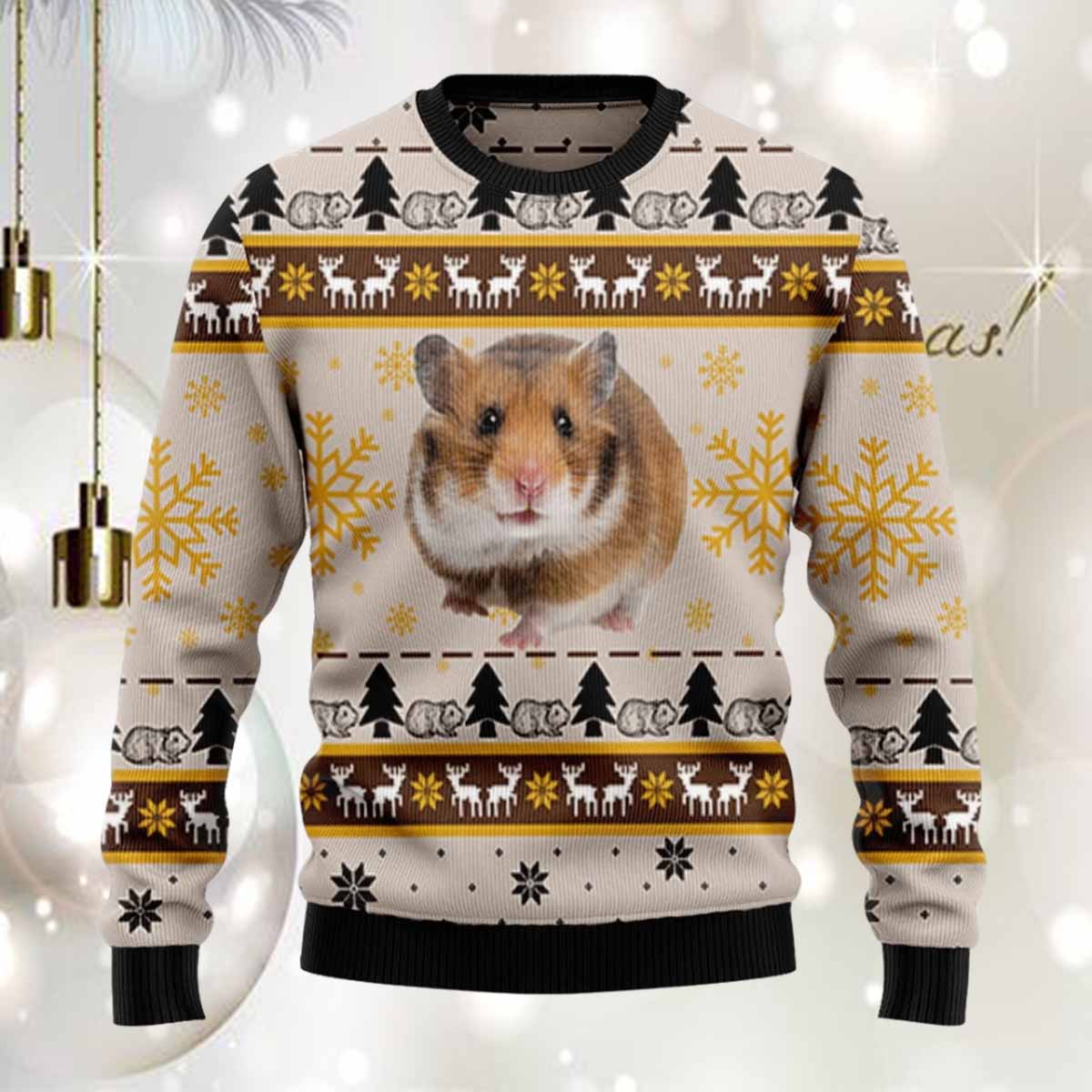Hamster Cute Ugly Christmas Sweater Hamster Cute Ugly Christmas Sweater