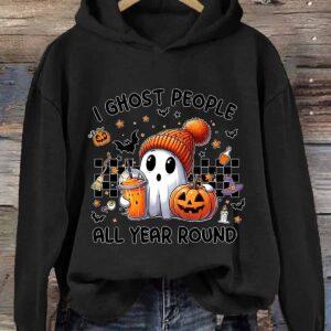 I Ghost People All Year Round Halloween Hoodie 1 I Ghost People All Year Round Halloween Hoodie