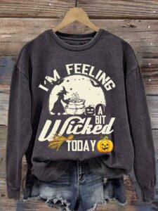 I’m Feeling A Bit Wicked Today Halloween Shirt I’m Feeling A Bit Wicked Today Halloween Shirt