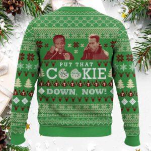 Jingle All The Way Put That Cookie Down Now Christmas Ugly Sweater