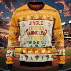 Jingle Beer Ugly Christmas Sweater Jingle Beer Ugly Christmas Sweater