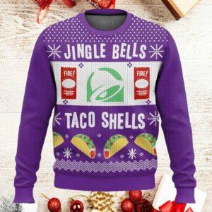 Jingle Bells Taco Shells Ugly Sweater