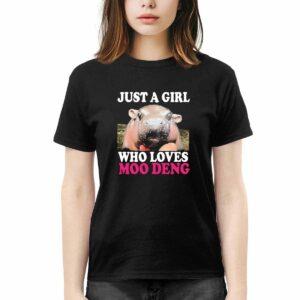 Just A Girl Who Loves Moo Deng Shirt