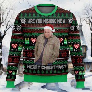 Kevin James Are You Wishing Me A Merry Christmas Sweater