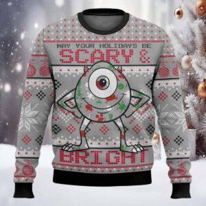 May Your Holidays Be Scary And Bright Monsters Ugly Sweater