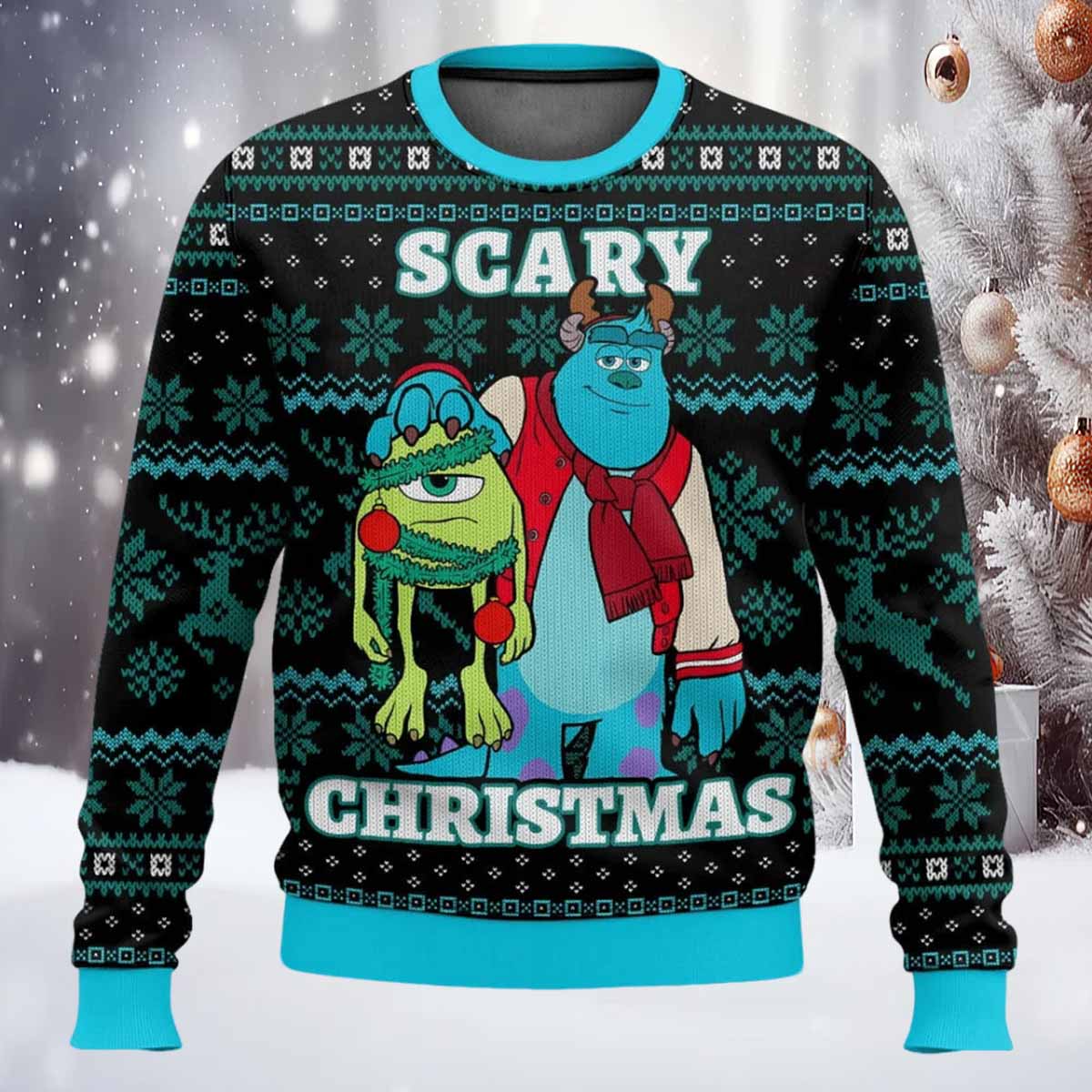 Monster Scary Ugly Christmas Sweater Monster Scary Ugly Christmas Sweater