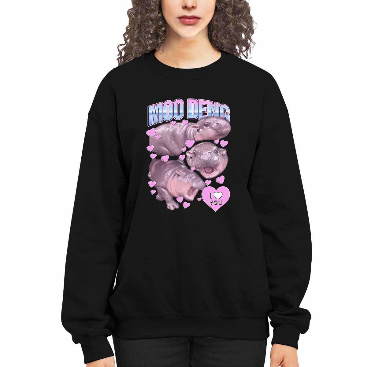 Moo Deng I Love You Shirt Moo Deng I Love You Shirt