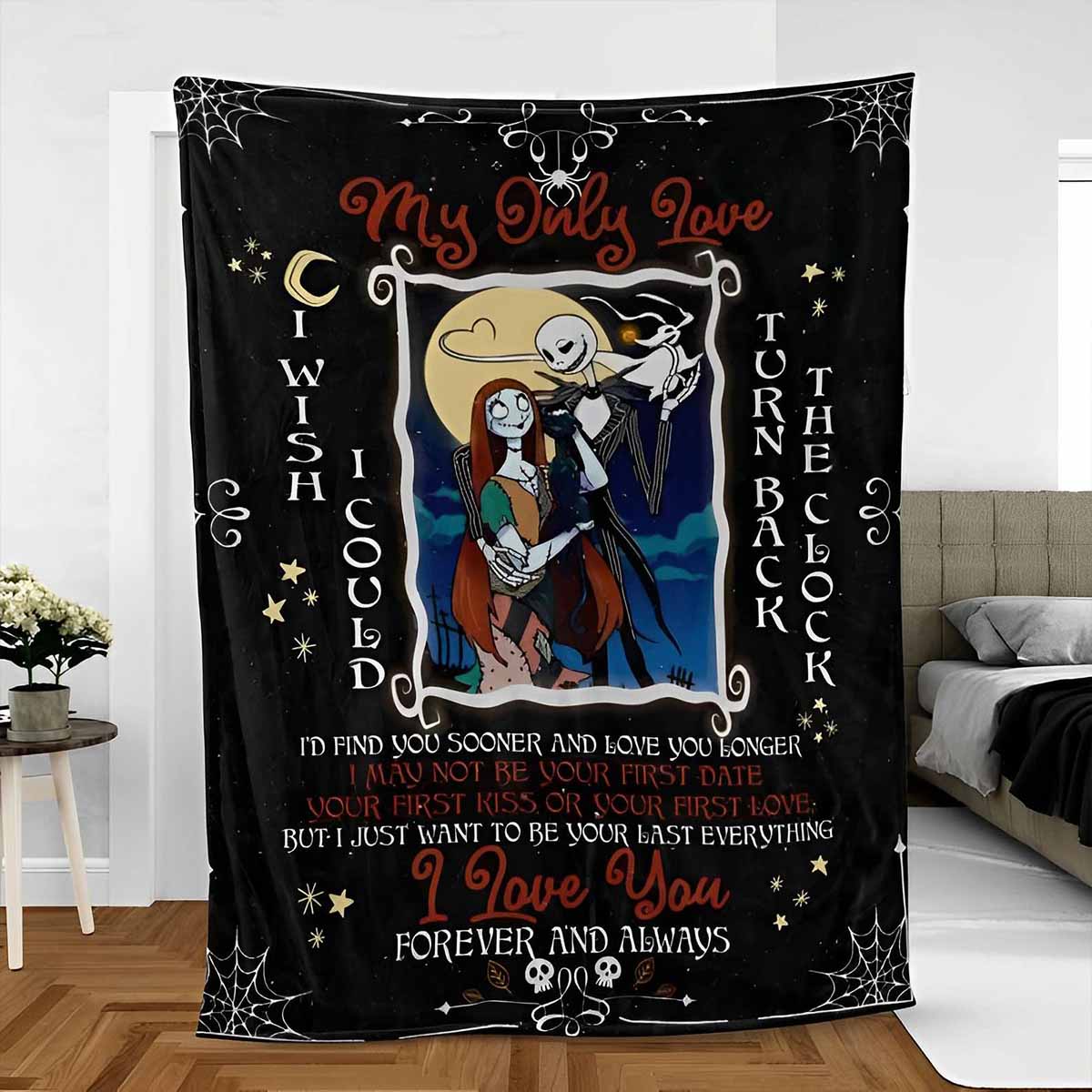 My Only Love Nightmare Before Christmas Blanket My Only Love Nightmare Before Christmas Blanket