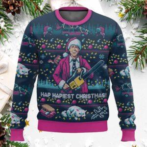 National Lampoons Vacation Hap Hapiest Christmas Sweater National Lampoons Vacation Hap Hapiest Christmas Sweater