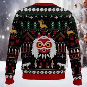 Princess Mononoke Ugly Christmas Sweater 1 Princess Mononoke Ugly Christmas Sweater