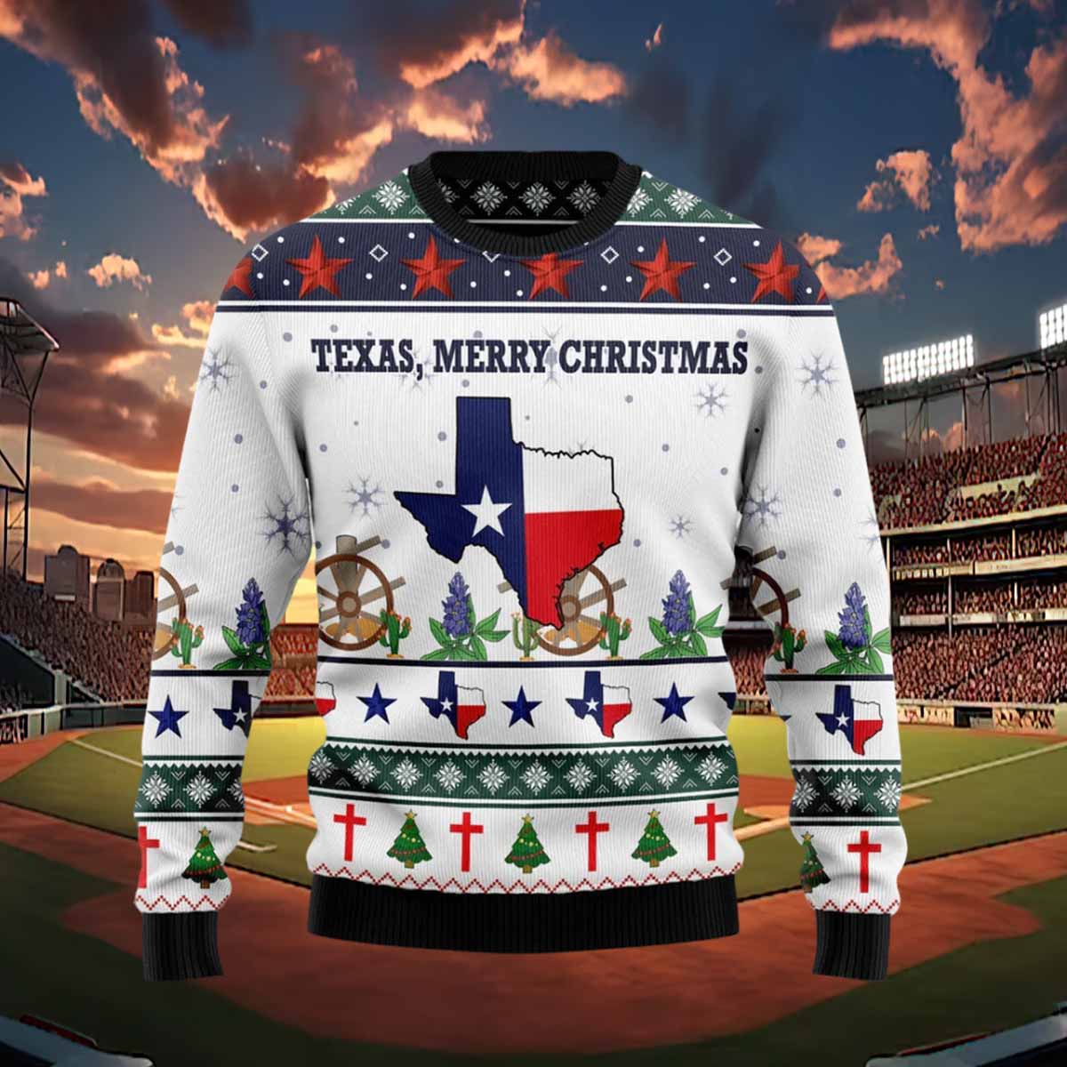 Texas Merry Christmas Sweater Texas Merry Christmas Sweater