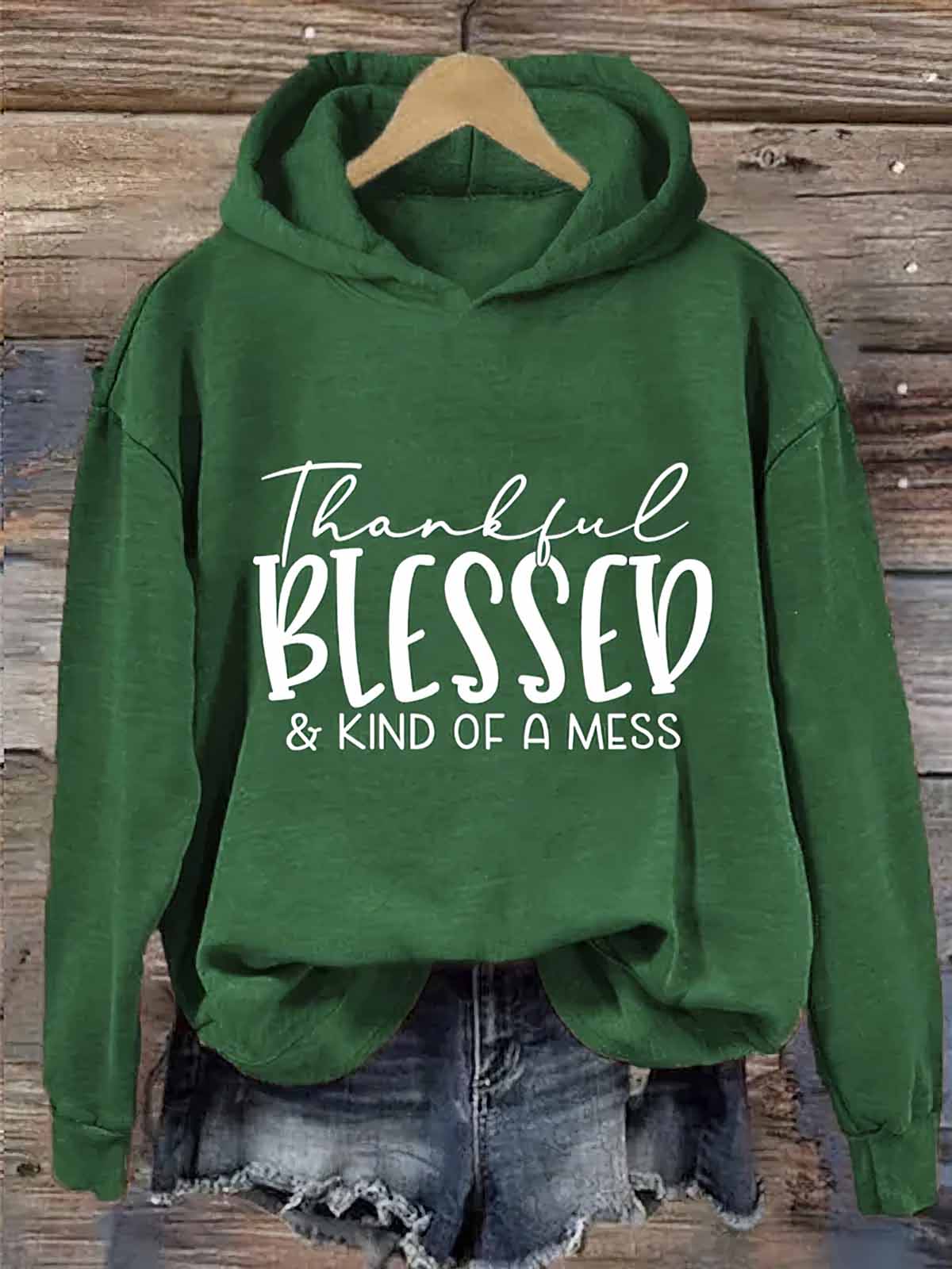 Thankful Blessed And Kind Of A Mess Shirt Thankful Blessed And Kind Of A Mess Shirt