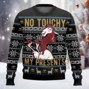 The Emperor’s New Groove No Touchy My Presents Ugly Christmas Sweater The Emperor’s New Groove No Touchy My Presents Ugly Christmas Sweater