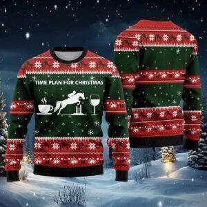 Time Plan For Ugly Christmas Sweater