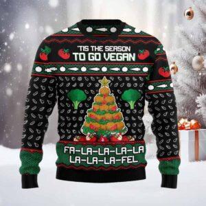 Tis The Season To Go Vegan Ugly Christmas Sweater
