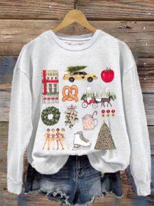 Women’s Christmas In New York Sweatshirt Women’s Christmas In New York Sweatshirt