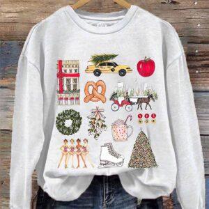 Women's Christmas In New York Sweatshirt