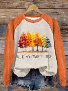 Women’s Fall Is My Favorite Color Shirt Women’s Fall Is My Favorite Color Shirt