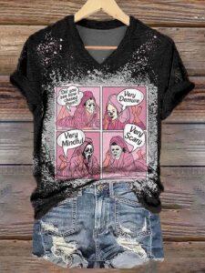 Women’s Funny Very Demure Very Cutesy Print Shirt Women’s Funny Very Demure Very Cutesy Print Shirt