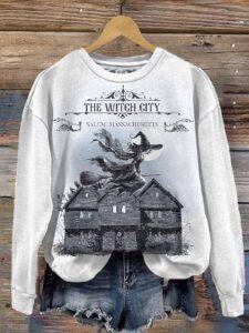 Women’s The Witch City Salem Massachusetts Sweatshirt