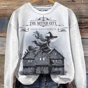 Women's The Witch City Salem Massachusetts Sweatshirt