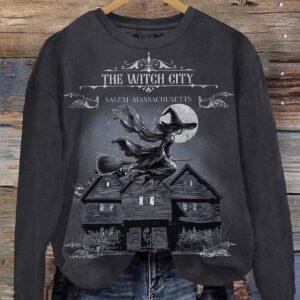 Women's The Witch City Salem Massachusetts Sweatshirt